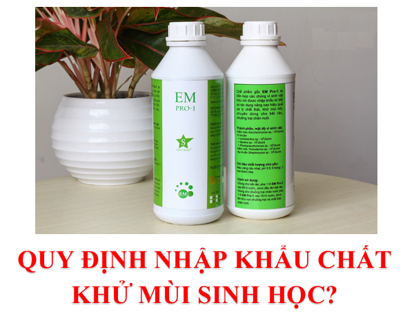 Quy Định Nhập Khẩu Chất Khử Mùi Sinh Học